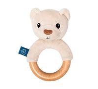 Whisbear Anello di Dentizione Orso | Giocattoli da Dentizione | Dentiere per Bambini 3 Mesi | Anelli di Legno | Giocattolo di Legno | Regali per Bambini Giocattoli per Bambini