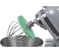Whisk Wiper® PRO for Stand Mixers - Mix Without The Mess - The Ultimate Stand Mixer Accessory - Compatible With KitchenAid Tilt-Head Stand Mixers - 4.5qt, 5qt (Color: Aquamarine)