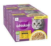 Whiskas 1+ buste 48 x 85 g Alimento umido per gatti - Selezione Carni Bianche in Salsa
