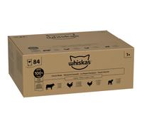 Whiskas 1+ buste 84 x 85 g - Selezione classica in salsa