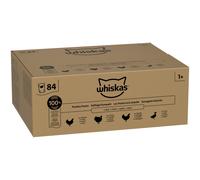 Whiskas 1+ buste 84 x 85 g - Selezione di pollame in gelatina