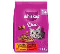 Whiskas 1+ Duo Classic Combos Agnello & Tacchino - Set %: 3 x 1,9 kg
