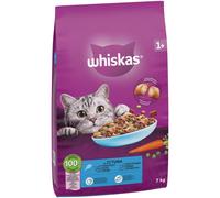 WHISKAS Adult 7 kg - cibo secco per gatti adulti, con delizioso tonno
