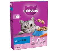Whiskas 1+ tonno adulto cibo secco per gatti 300g x 6 scatole