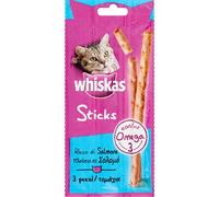 WHISKAS 28 CONFEZIONI - GATTO STICKS SALMONE GR.18 4008429046551