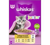 Whiskas 85gx12x4 Multipack Junior Selezione di Pollo in Gelatina