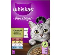 Whiskas 85gx48 PureDelight Misto di Ragù in Gelatina Multipack