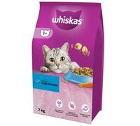 WHISKAS Adult 7 kg alimento secco completo per gatti adulti con delizioso tonno