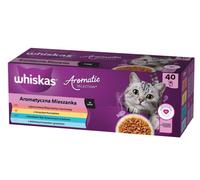 WHISKAS Adult bustine Miscela aromatica 40 x 85 g - cibo umido per gatti