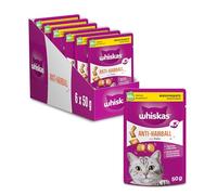 Whiskas Anti-Hairball con Pollo 6x50g