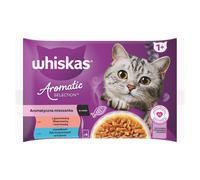 WHISKAS Aromatic Adult Miscela Aromatica in Salsa 4x85g cibo umido per gatti