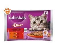 Whiskas Cat Duo Mix Gustoso In Gelatina Manzo e Pollame, Agnello e Anatra 1+ - Whiskas Cat Duo Mix Gustoso In Gelatina Manzo e Pollame, Agnello e Anatra 1+ - Confezione 4x85 gr