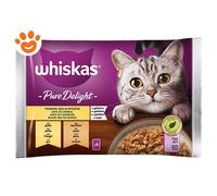 Whiskas Cat Pure Delight Tenere Delicatezze In Gelatina Pollo & Tacchino - Whiskas Cat Pure Delight Tenere Delicatezze In Gelatina Pollo & Tacchino - Confezione 4x85 gr
