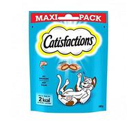 Catisfactions snack per gatti Maxi Pack 180 gr: Salmone