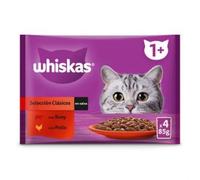 Whiskas ricette in salsa Multipack 4 pezzi da 85 gr - Selezione Delicata - 1° ORDINE? scegli lo sconto BZR5 / BZR20 + 200 punti fedeltà