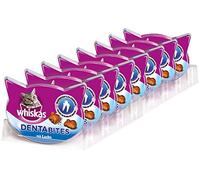 Whiskas dentabites Gatto Snack Salmone, 8 Confezioni (8 X 40 G)