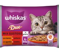 WHISKAS Duo Cat Busta Multipack 4x85G MIX CARNE
