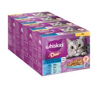 Whiskas Duo in buste Pacco misto 48 x 85 g Alimento umido per gatto - Delizie dell'Oceano in Gelatina