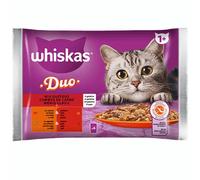 Whiskas Duo Multipack 4 pezzi da 85 gr - Mix Gustoso - 1° ORDINE? scegli lo sconto BZR5 / BZR20 + 200 punti fedeltà