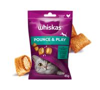 Whiskas Pounce & Play Snack per gatto - 45 g Pollo