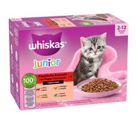 Whiskas Junior buste 12 x 85 g Alimento umido per gatto - Selezione Classica in Salsa