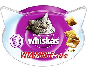 Whiskas knusper di Tasche, Vitamina E Xtra, Confezione da (8 X 50 G)