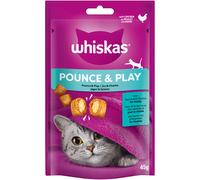 Whiskas Pounce & Play Snack per gatto - 45 g Pollo