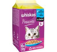 Whiskas Pranzetti Cat Busta Multipack 6x50G SALMONE E TONNO