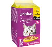 WHISKAS Pranzetti Senior Busta Multipack 6x50G POLLO E TACCHINO