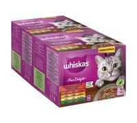 Megapack risparmio! Whiskas Pure Delight in buste 144 x 85 g umido gatti - Spezzatino Classico in Gelatina