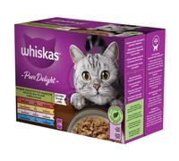 Whiskas Pure Delight selezione di bustine per gatti 4 x (12 x 85 g)