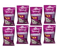 WHISKAS Relax & Unwind snack con pollo per gatti 8 x 45g