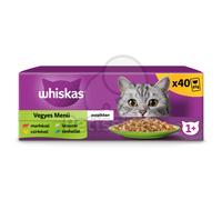 Whiskas selezione di bustine con pesce e carne per gatti 40 x 85 g