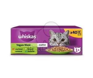 Whiskas selezione di bustine con pesce e carne per gatti 40 x 85 g