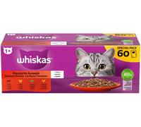 WHISKAS Selezione Gustosa Cat Busta Multipack 60x85G MIX CARNE
