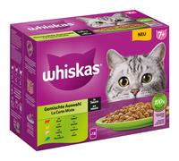 Whiskas Senior buste 12 x 85 g Alimento umido per gatto - 7+ Selezione Mista in Salsa