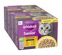 Whiskas Senior buste 96 x 85 g Alimento umido per gatti - 7+ Selezione Carni Bianche in Salsa