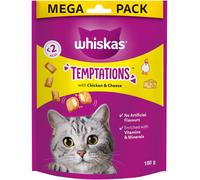 Whiskas Snack Gatto Temptations 180G POLLO E FORMAGGIO