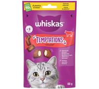 WHISKAS Snack Gatto Temptations 60G MANZO