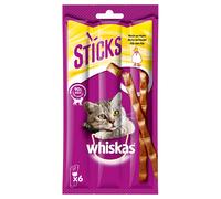 Whiskas Sticks 28 x 36 g Snack per gatto - Ricco di Pollo
