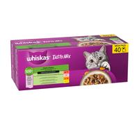 WHISKAS Tasty Mix Confezione Multipla Mega Pacco da Chef Choice IN Sauce 40 X