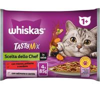 WHISKAS Tasty Mix Cat Busta Multipack 4x85G MIX CARNE E PESCE