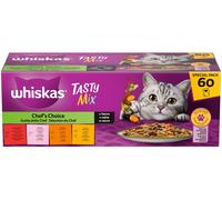 WHISKAS Tasty Mix Cat Busta Multipack 60x85G MIX CARNE E PESCE