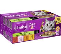 WHISKAS Tasty Mix Confezione Multipla Mega Pacco da Chef Choice IN Sauce 40 X