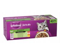 WHISKAS TASTY MIX cibo umido per gatti Scelta dello chef in salsa 40 x 85 g