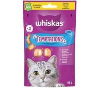 Whiskas Temptations Snack per Gatti con Salmone 60g