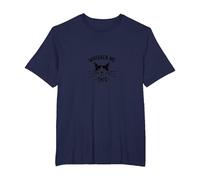 Whisker Me This: Simpatico Amante dei Gatti Maglietta, Uomo Taglie Grandi, Navy, 3X Tall