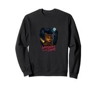 Whiskers in The Dark Spooky Cat Ghost Art Felpa