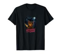 Whiskers in The Dark Spooky Cat Ghost Art Maglietta