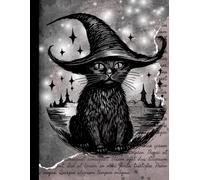 Whiskers & Witchcraft: A Spooky-Cute Notebook with Lined and Plain Pages for Magical Writing & Drawing